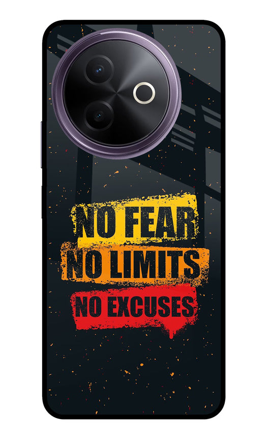 No Fear No Limits No Excuse Vivo Y39 5G Glass Case