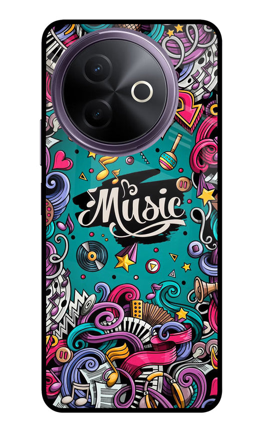Music Graffiti Vivo Y39 5G Glass Case