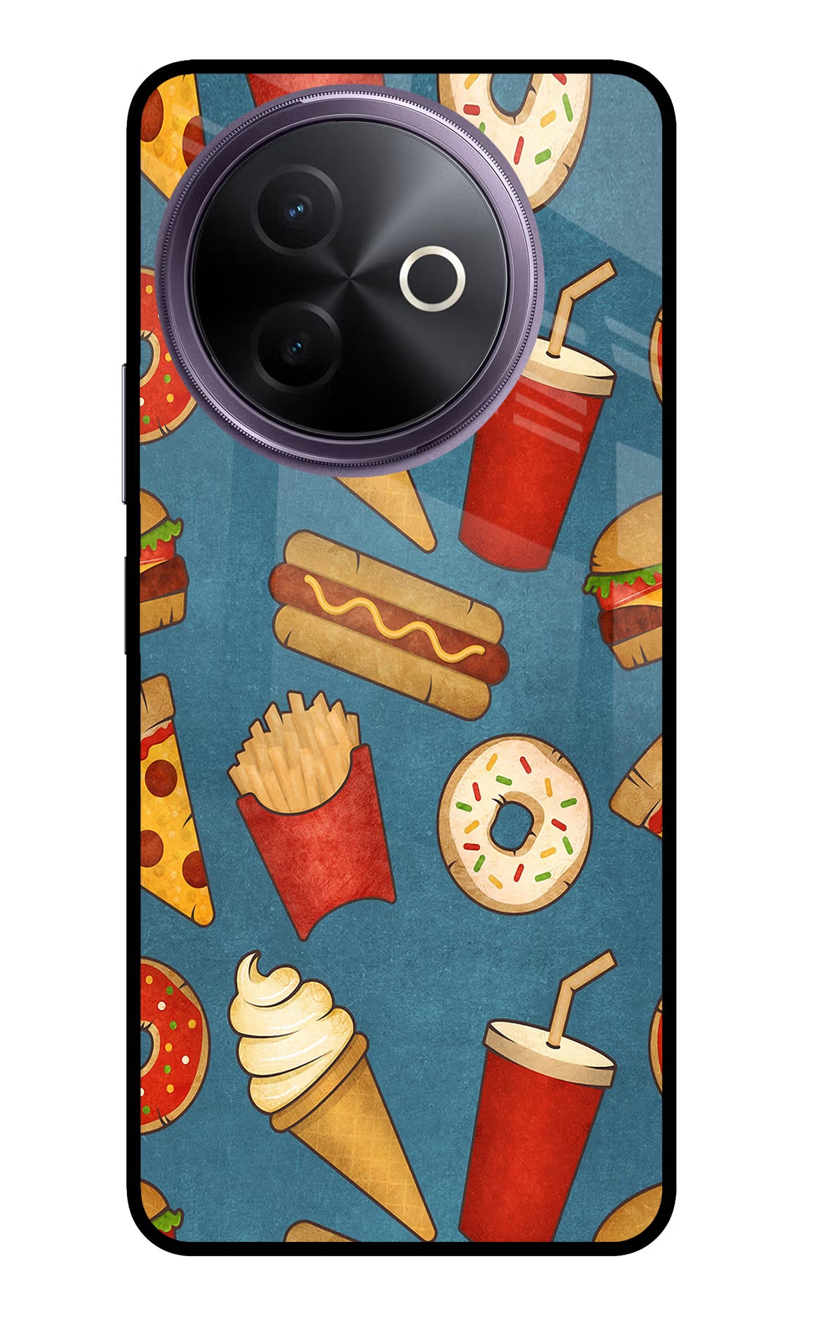 Foodie Vivo Y39 5G Glass Case