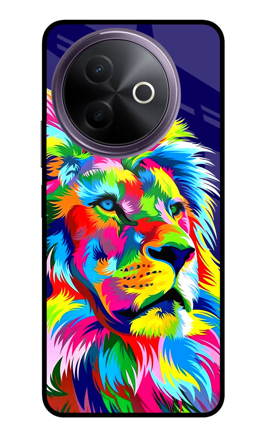 Vector Art Lion Vivo Y39 5G Glass Case