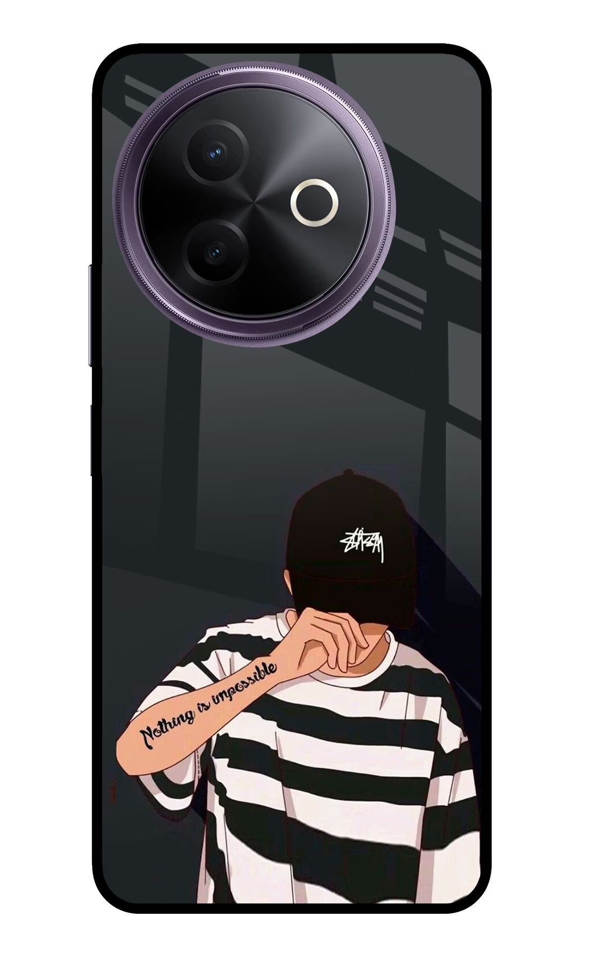 Aesthetic Boy Vivo Y39 5G Glass Case