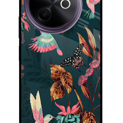 Birds Vivo Y39 5G Glass Case Back Cover by Casekaro