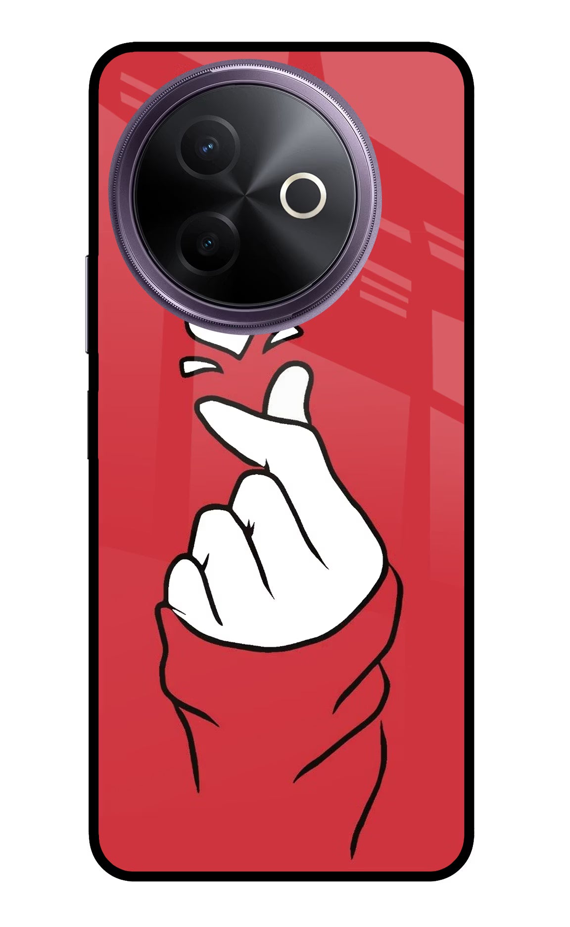 Korean Love Sign Vivo Y39 5G Glass Case