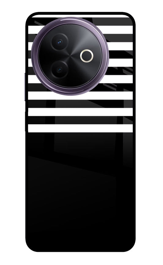 Black and White Print Vivo Y39 5G Glass Case