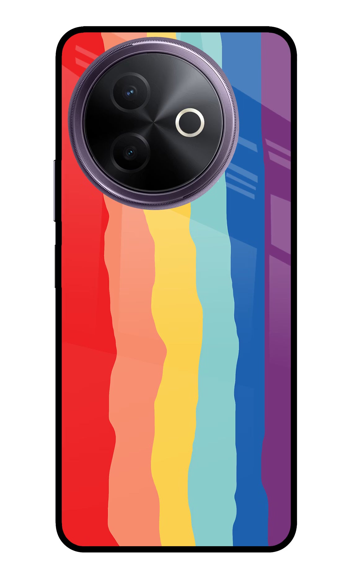 Rainbow Vivo Y39 5G Glass Case