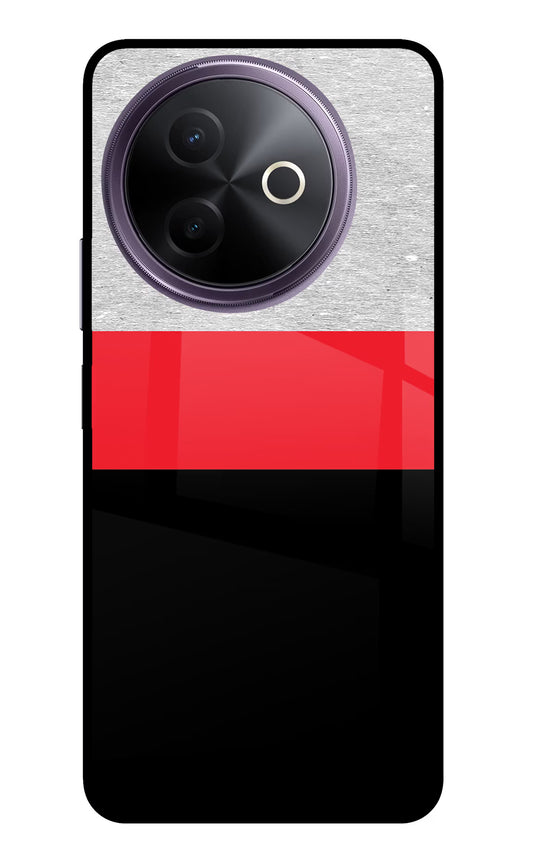 Tri Color Pattern Vivo Y39 5G Glass Case