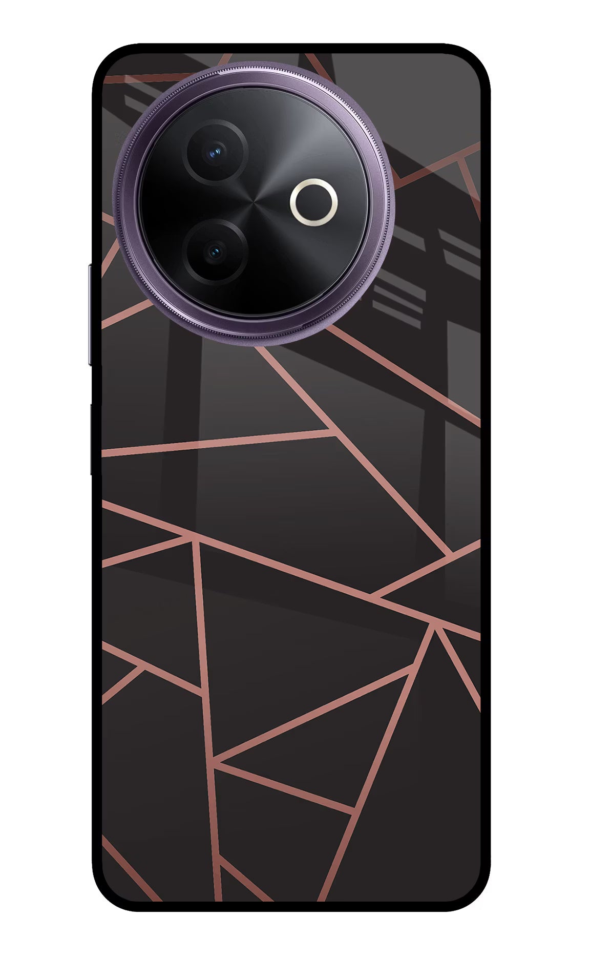 Geometric Pattern Vivo Y39 5G Glass Case Back Cover by Casekaro