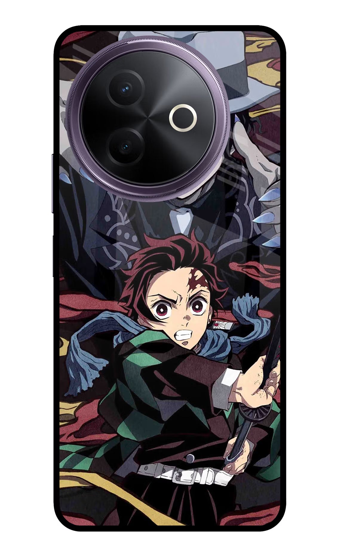 Demon Slayer Vivo Y39 5G Glass Case Back Cover by Casekaro