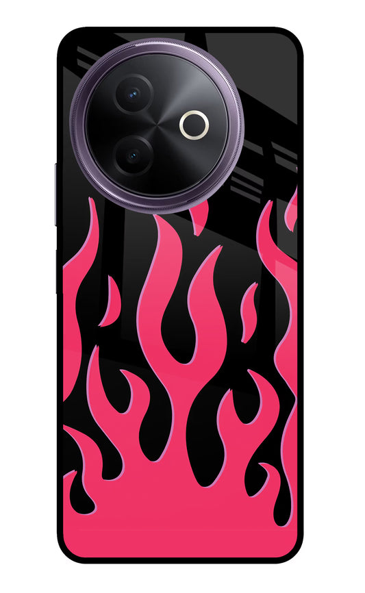 Fire Flames Vivo Y39 5G Glass Case
