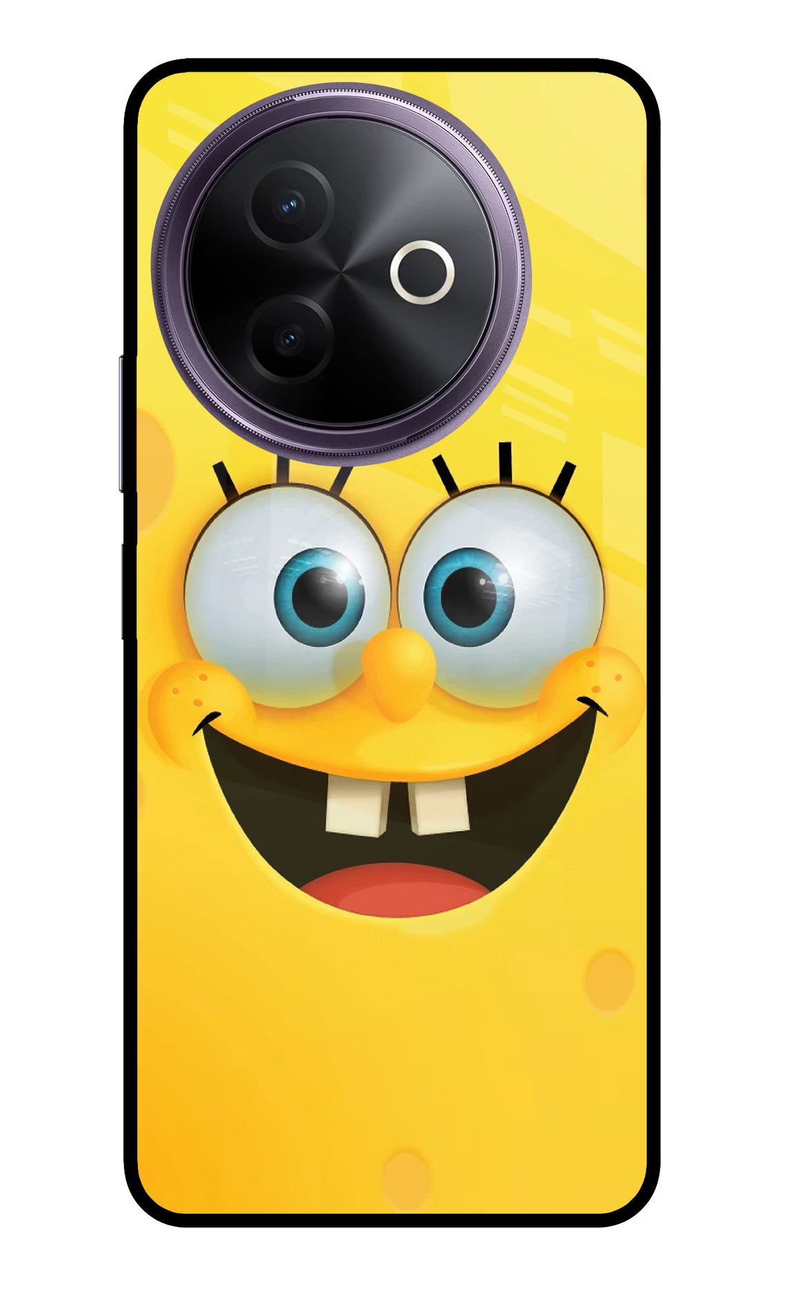 Sponge 1 Vivo Y39 5G Glass Case Back Cover by Casekaro