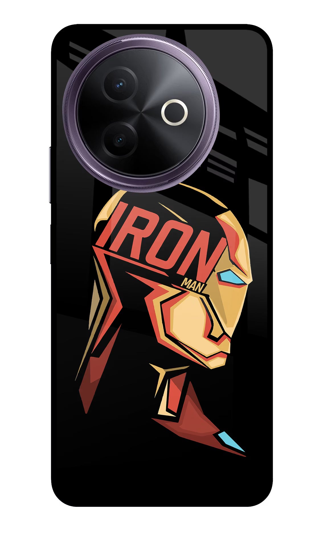 IronMan Vivo Y39 5G Glass Case Back Cover by Casekaro