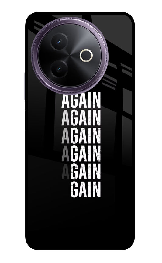 Again Again Gain Vivo Y39 5G Glass Case