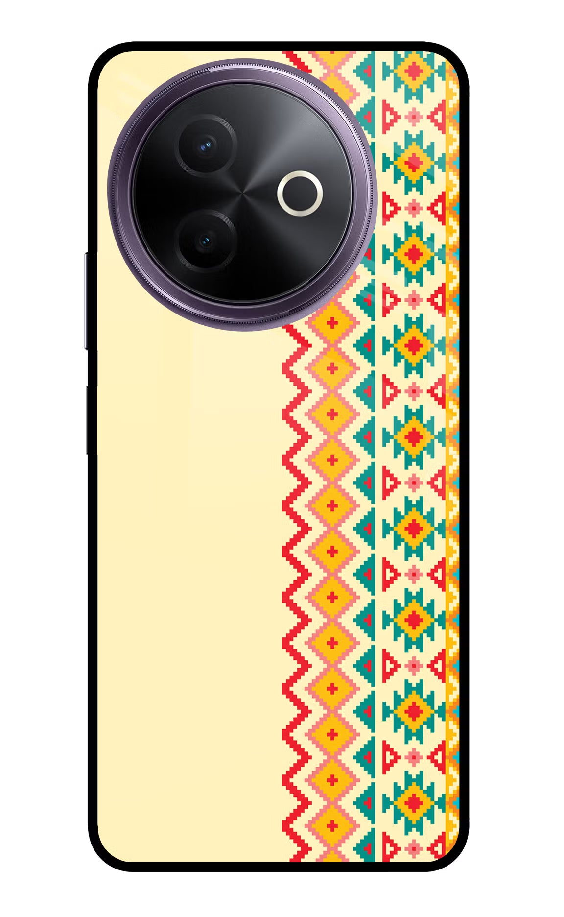 Ethnic Seamless Vivo Y39 5G Glass Case