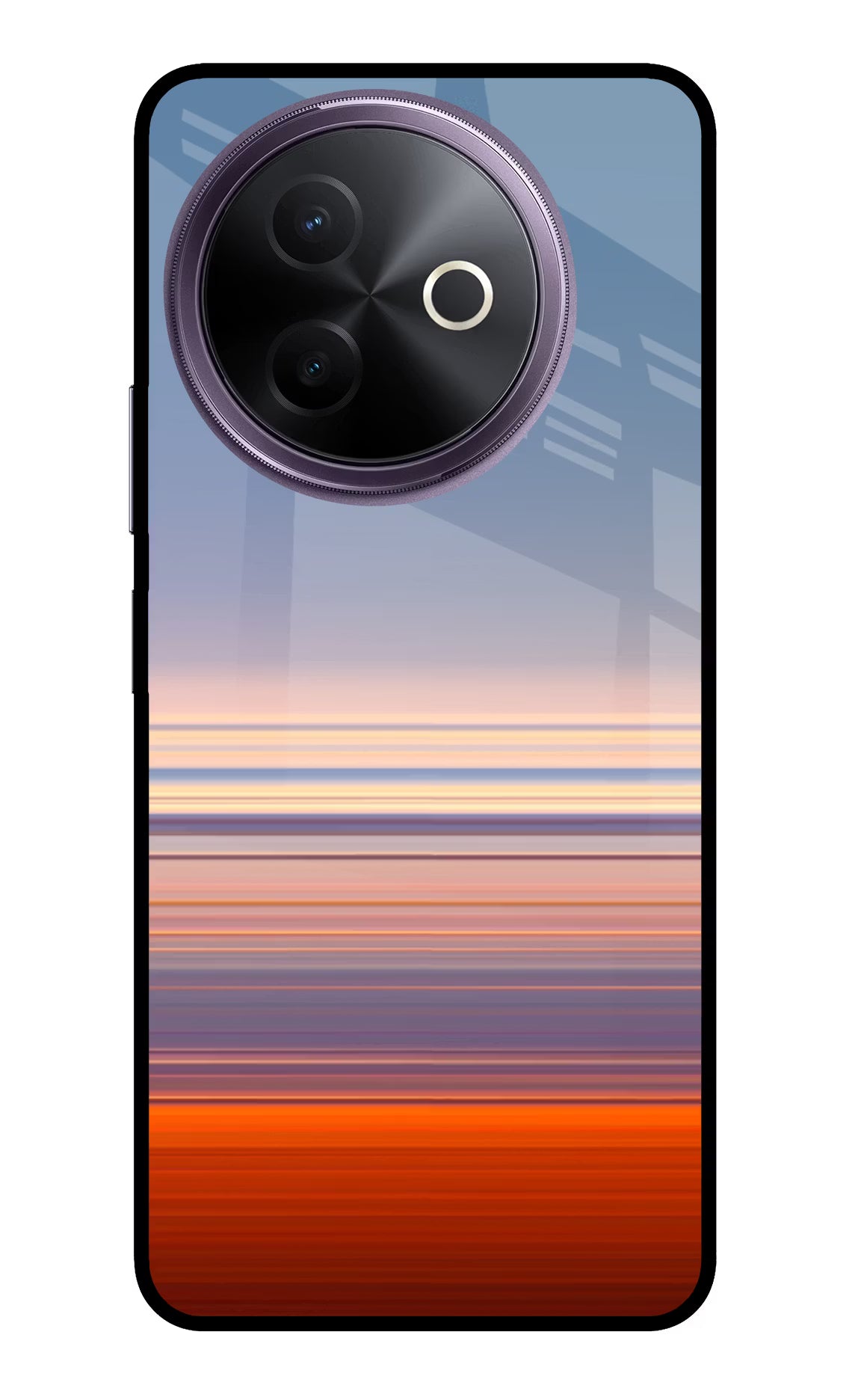 Morning Colors Vivo Y39 5G Glass Case Back Cover by Casekaro