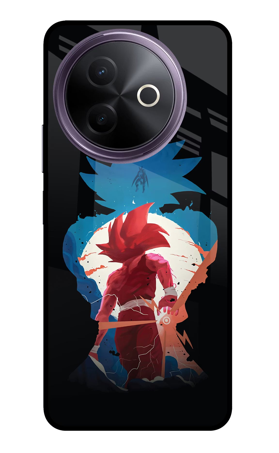 Goku Vivo Y39 5G Glass Case Back Cover by Casekaro
