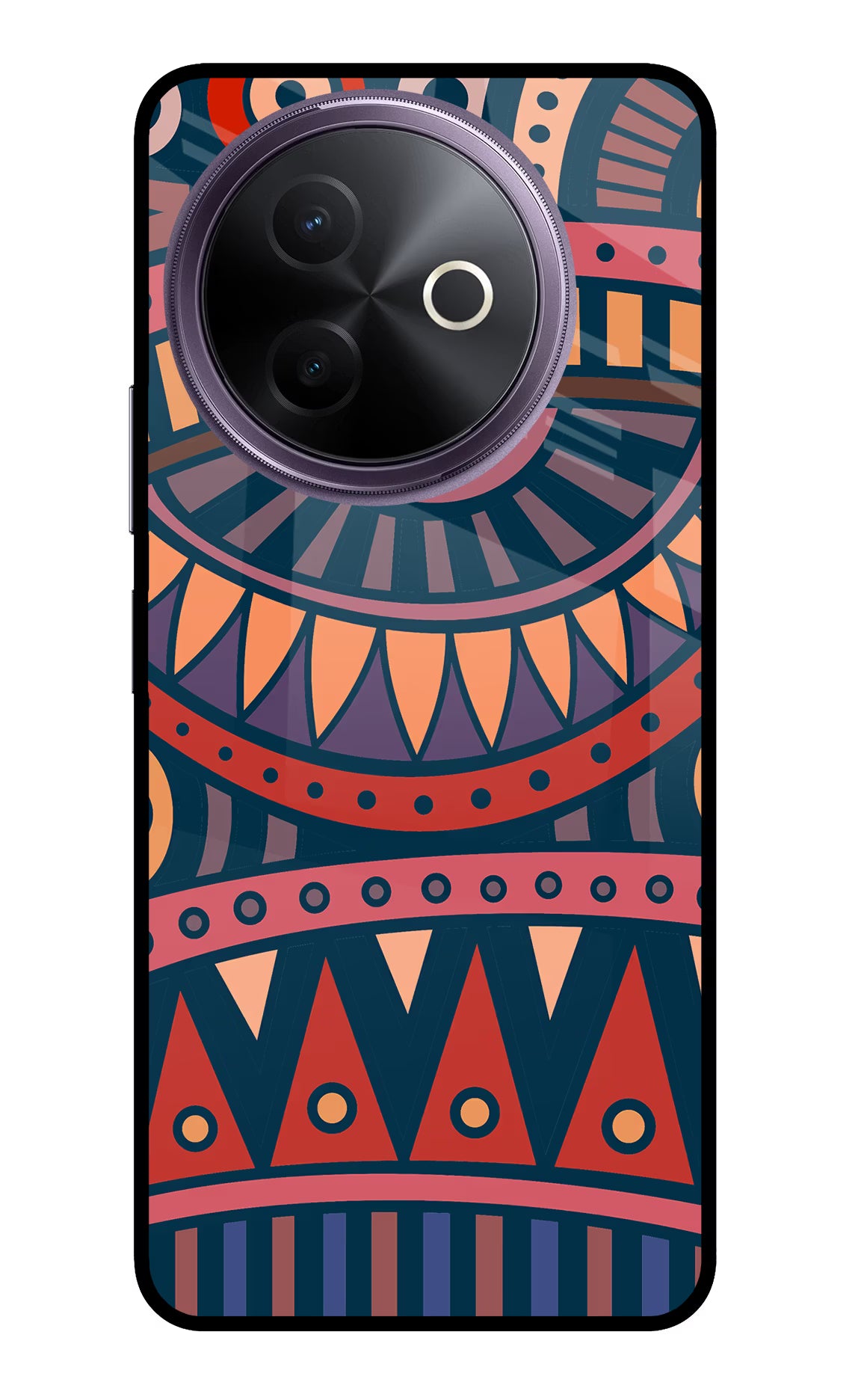 African Culture Design Vivo Y39 5G Glass Case Back Cover by Casekaro