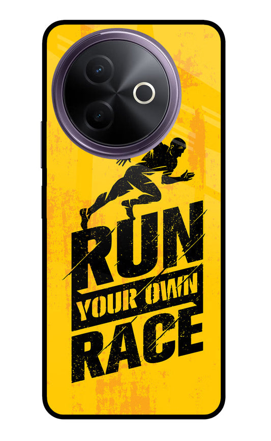 Run Your Own Race Vivo Y39 5G Glass Case