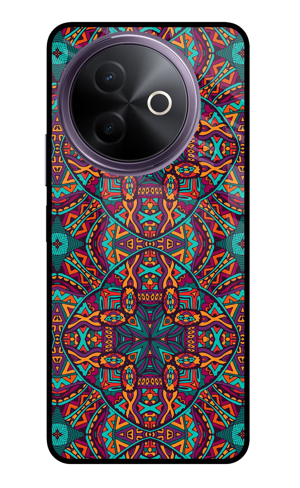 Colour Mandala Vivo Y39 5G Glass Case