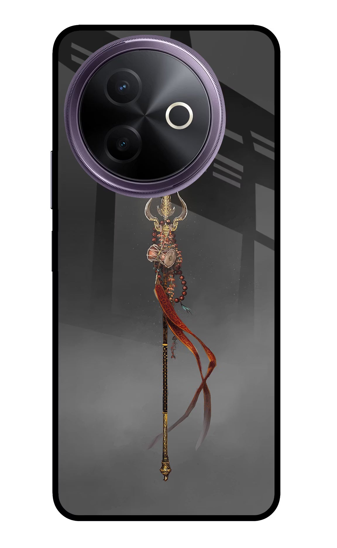 Shiv Trishul Vivo Y39 5G Glass Case Back Cover by Casekaro