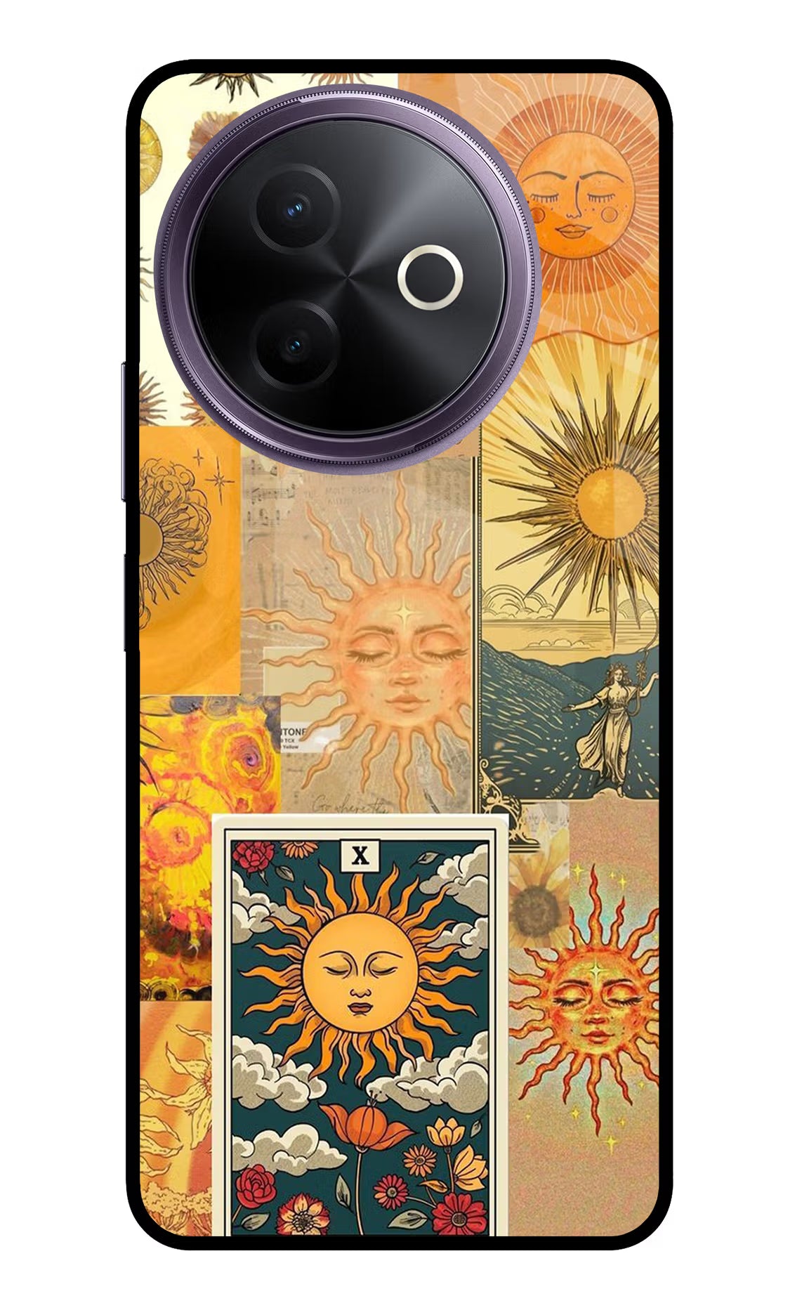 Sun Vivo Y39 5G Glass Case Back Cover by Casekaro