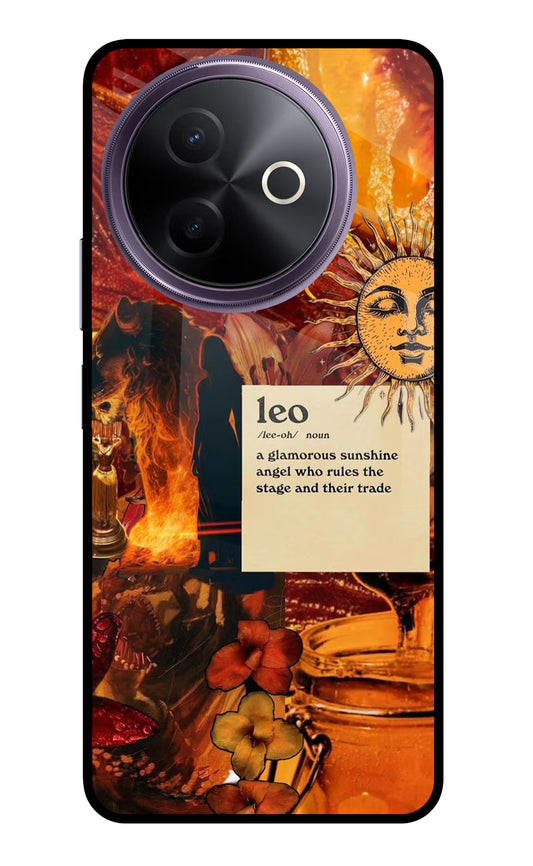 Leo Zodiac Vivo Y39 5G Glass Case