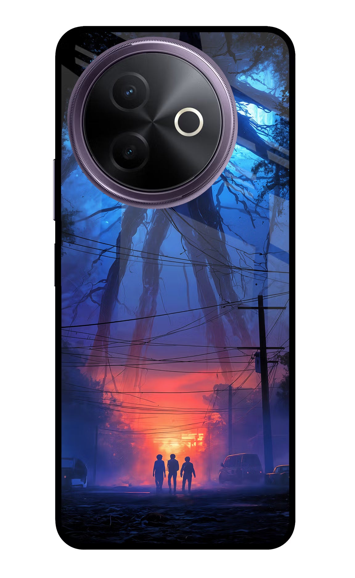 Ordinary Things Shadow Vivo Y39 5G Glass Case Back Cover by Casekaro