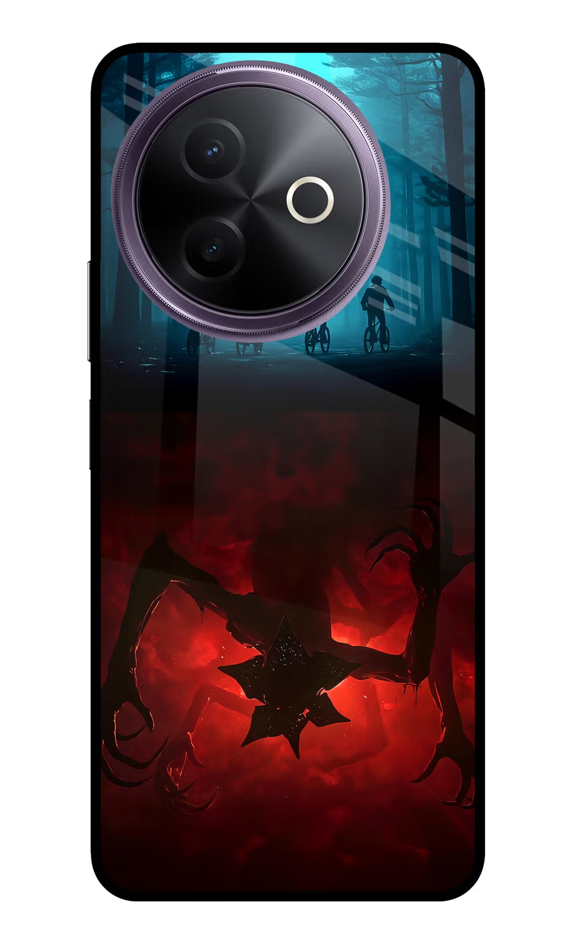 Ordinary Things Downside Up Vivo Y39 5G Glass Case Back Cover by Casekaro