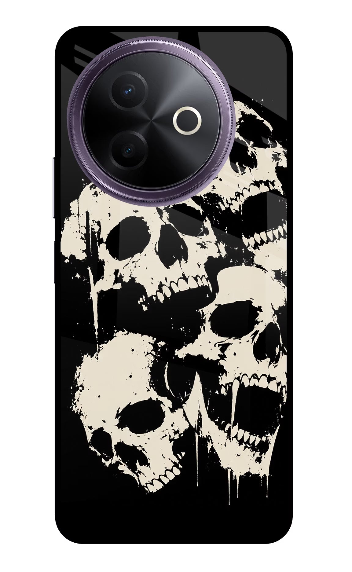 Dead Stack Vivo Y39 5G Glass Case Back Cover by Casekaro