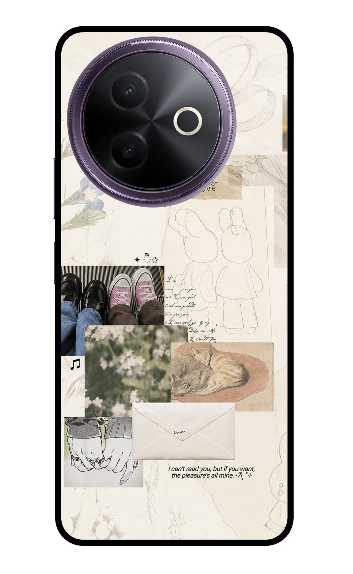Soft Aesthetic Vivo Y39 5G Glass Case