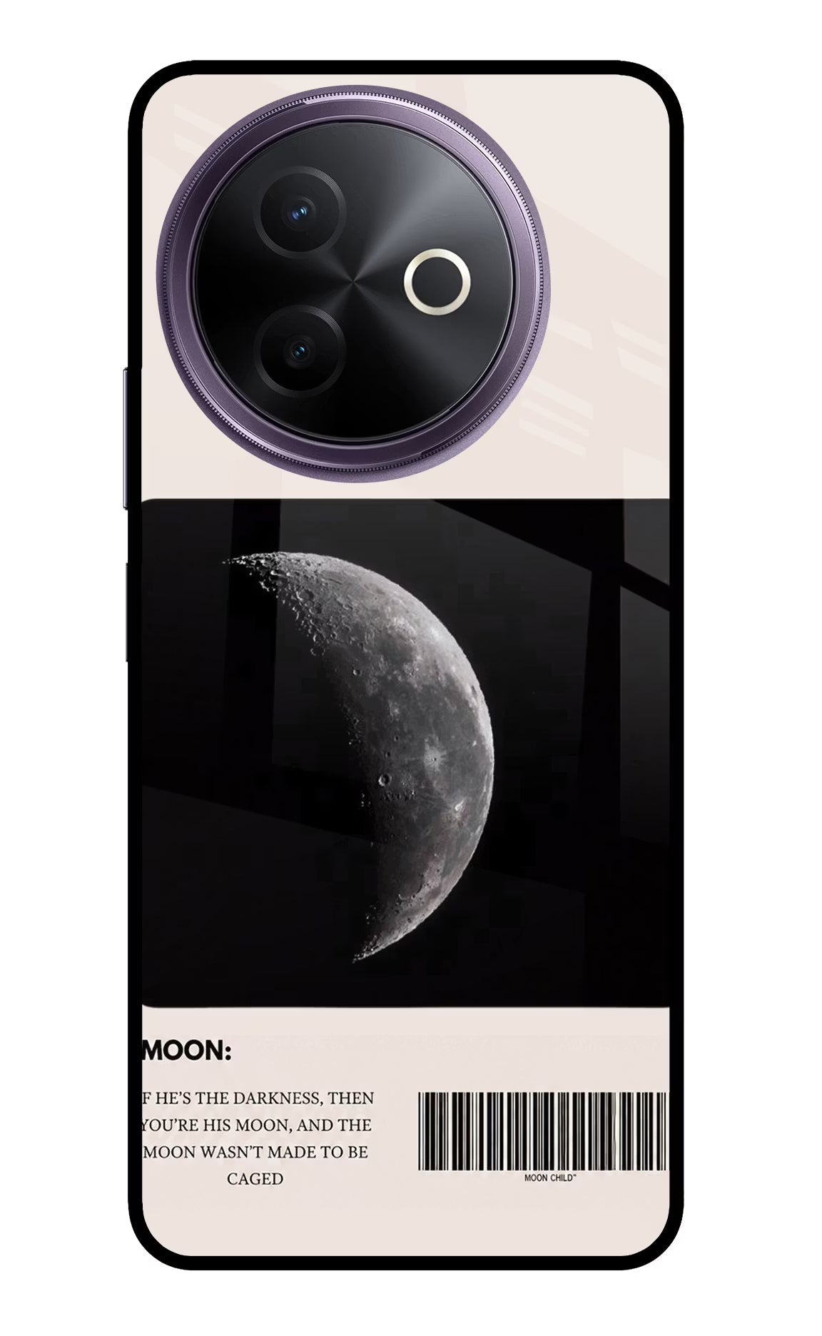 Moon Phase Vivo Y39 5G Glass Case