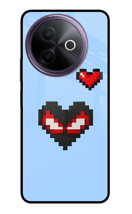 Peter Heart Vivo Y39 5G Glass Case
