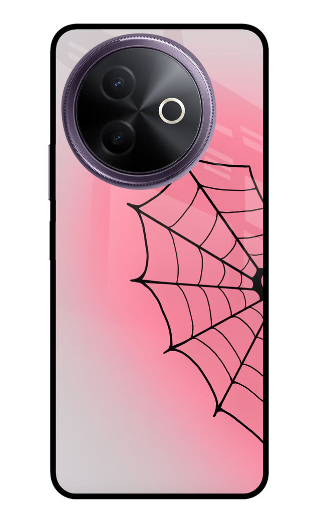 Pink Web Vivo Y39 5G Glass Case