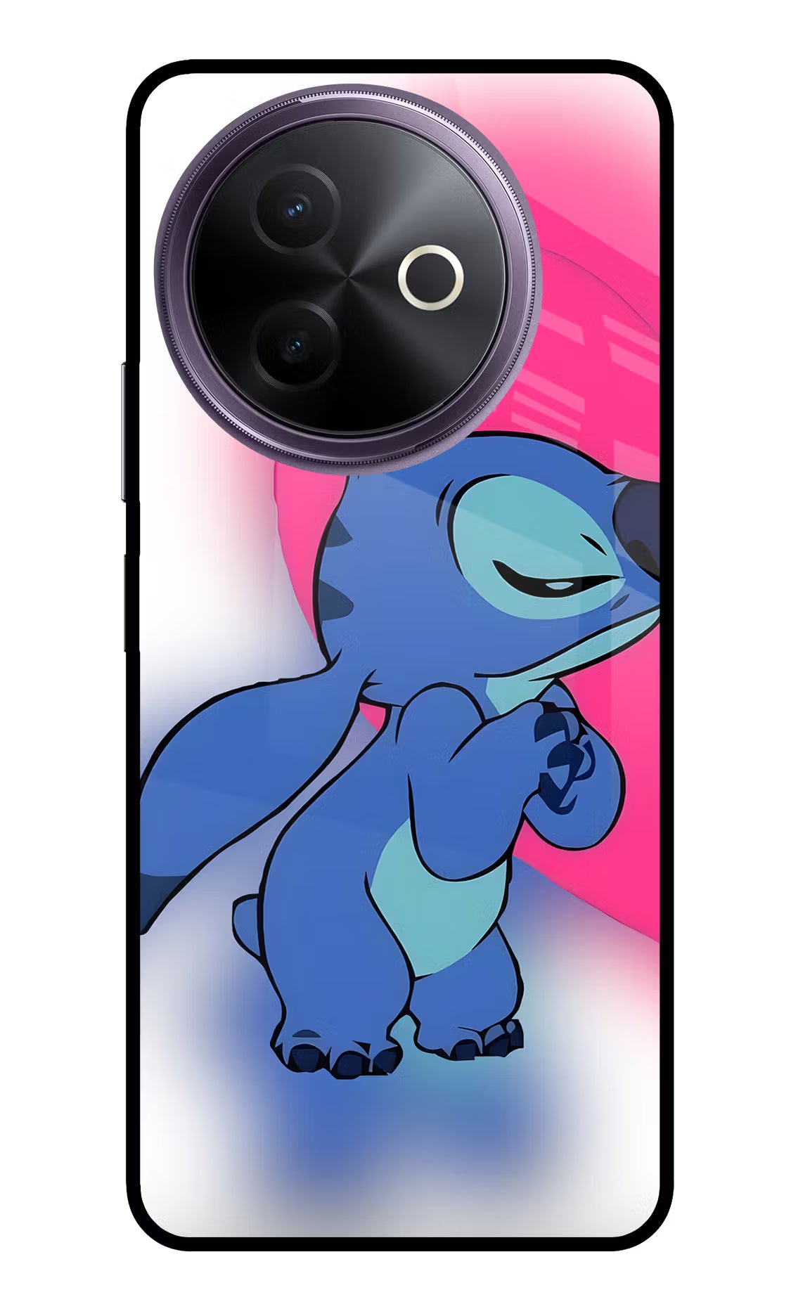 Stitch Hug Vivo Y39 5G Glass Case