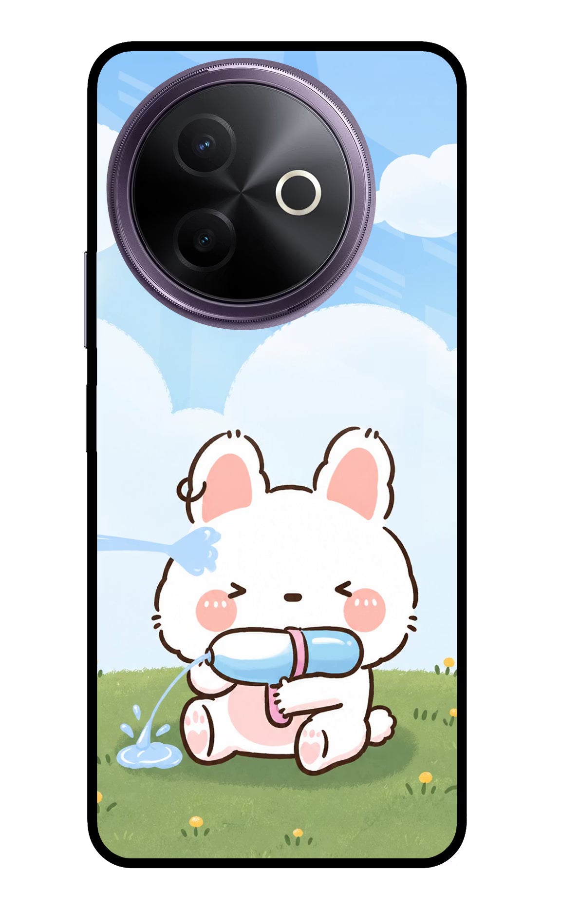Bunny Treat Vivo Y39 5G Glass Case
