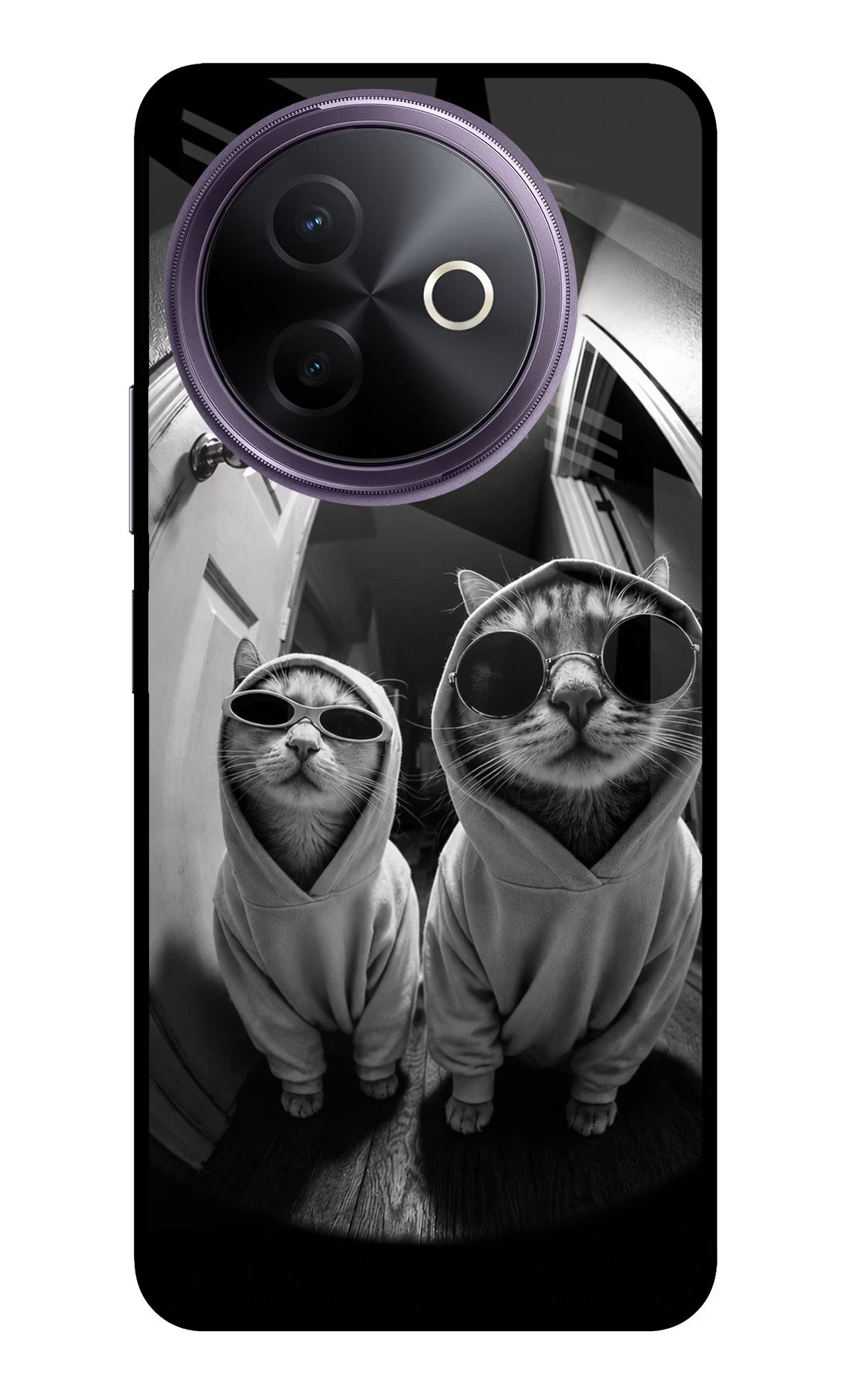 Hood Cats Vivo Y39 5G Glass Case