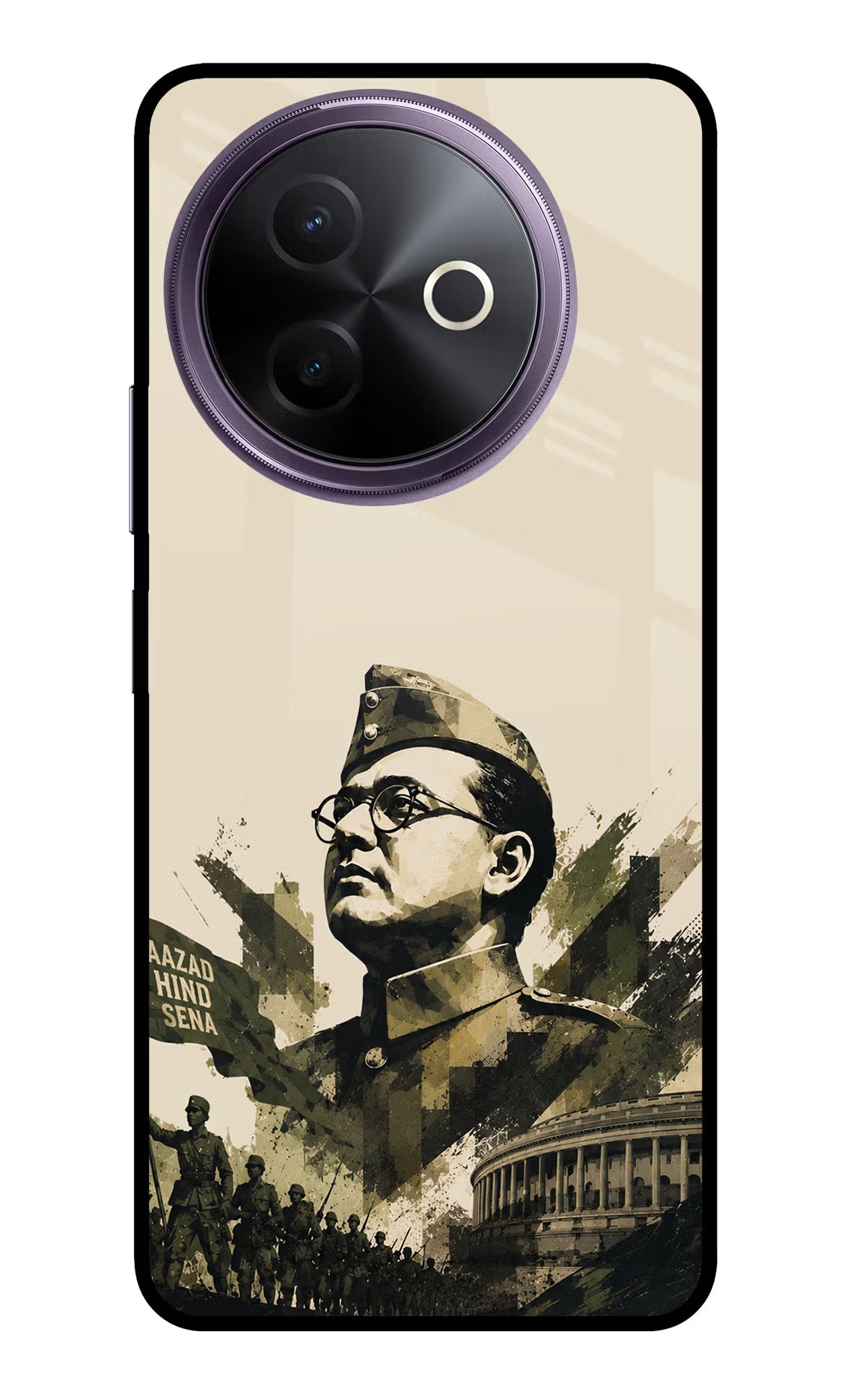 Netaji Rising Vivo Y39 5G Glass Case