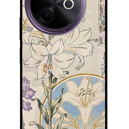 White Lily Vivo Y39 5G Glass Case