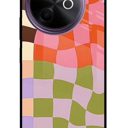 Wavy Grid Vivo Y39 5G Glass Case