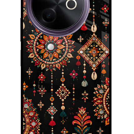 Boho Noir Vivo Y39 5G Glass Case