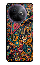 Folk Print Vivo Y39 5G Glass Case