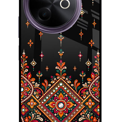 Noir Mehfil Vivo Y39 5G Glass Case