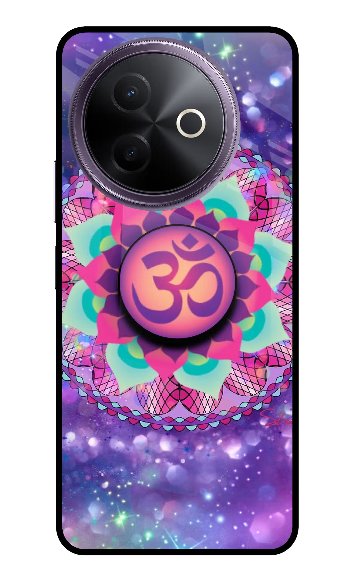 Om Purple Vivo Y39 5G Pop Case by Casekaro
