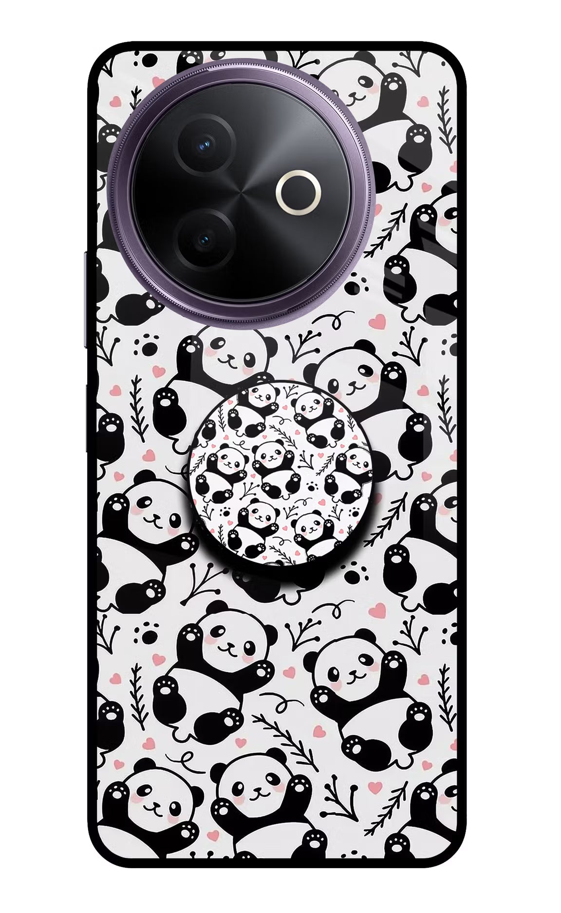Cute Panda Vivo Y39 5G Pop Case by Casekaro