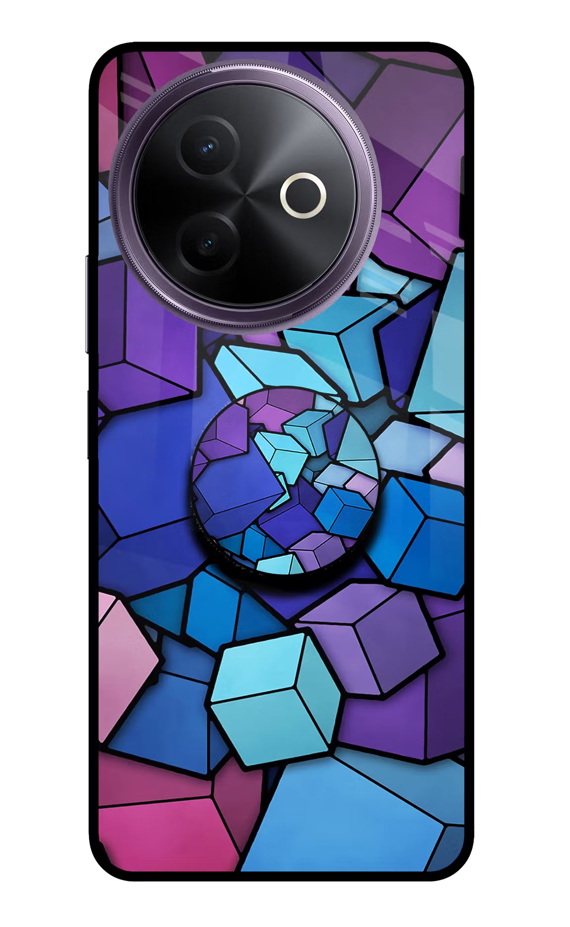Cubic Abstract Vivo Y39 5G Pop Case by Casekaro