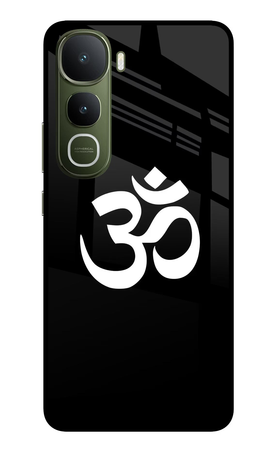 Om Vivo Y400 5G Glass Case Back Cover by Casekaro