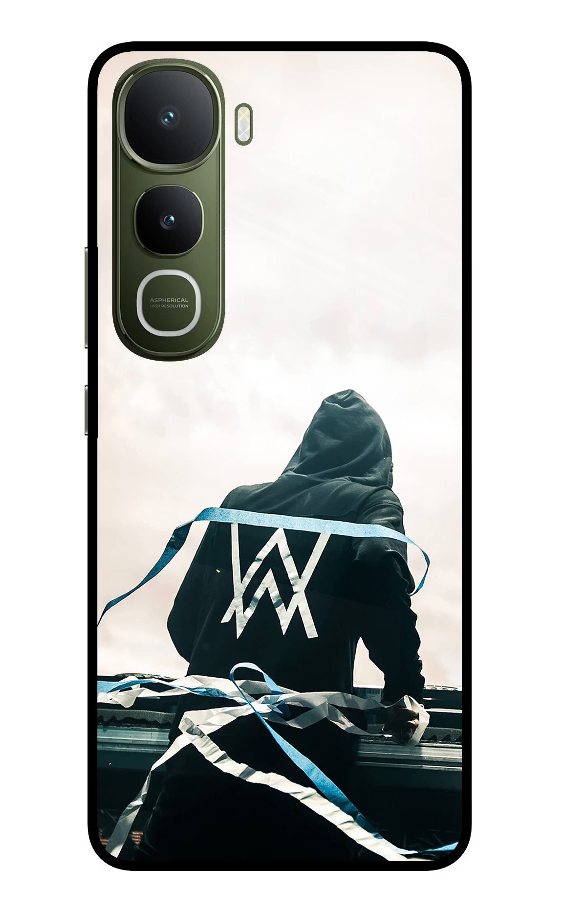 Alan Walker Vivo Y400 5G Glass Case Back Cover by Casekaro