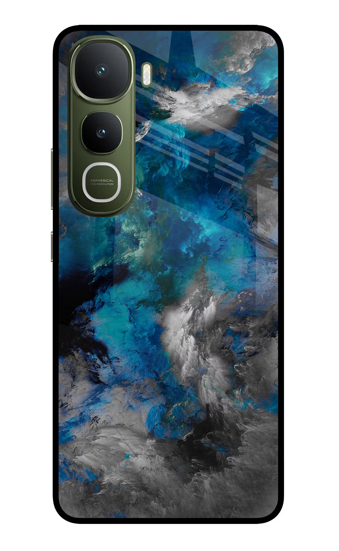 Artwork Vivo Y400 5G Glass Case Back Cover by Casekaro