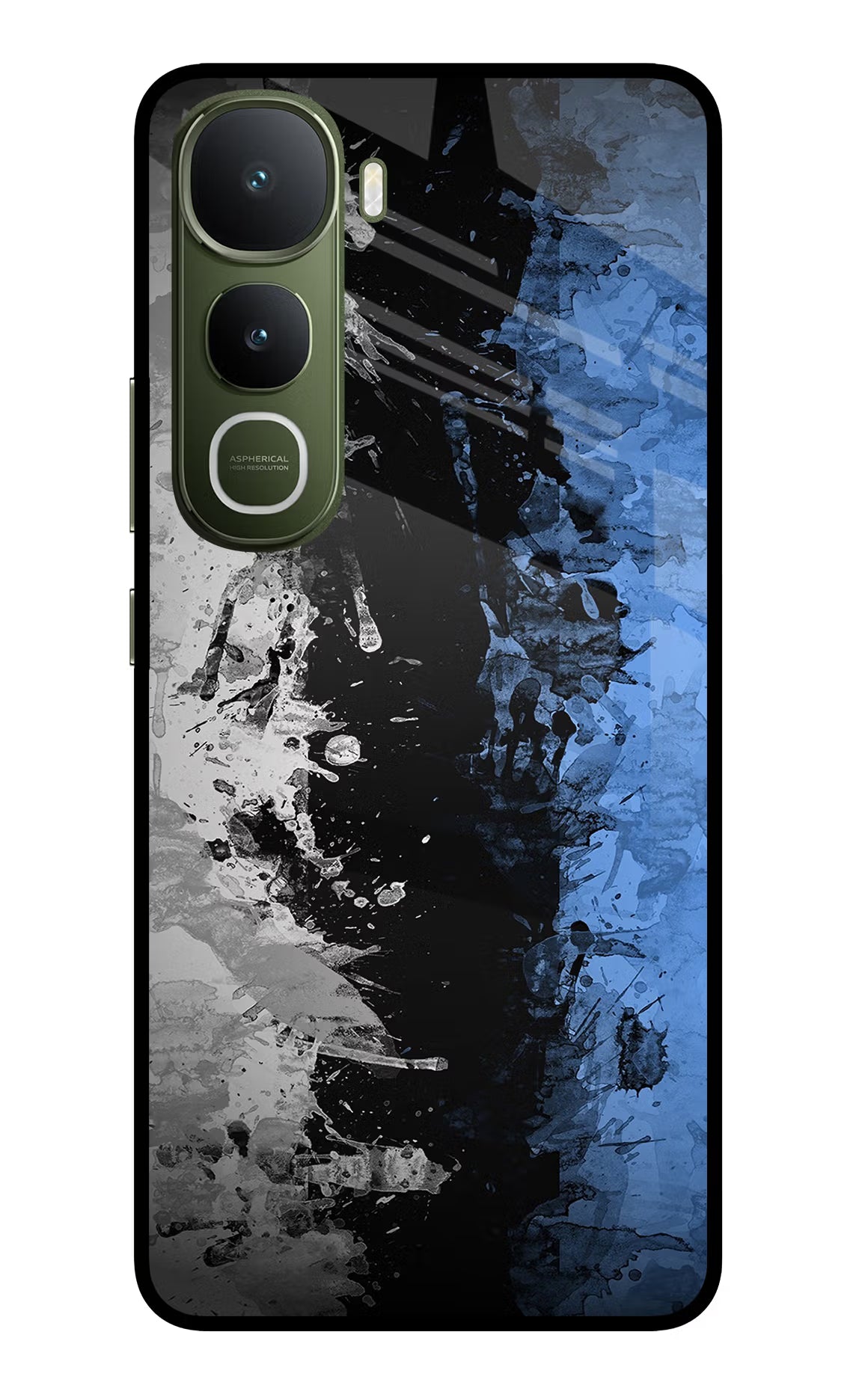 Artistic Design Vivo Y400 5G Glass Case Back Cover by Casekaro
