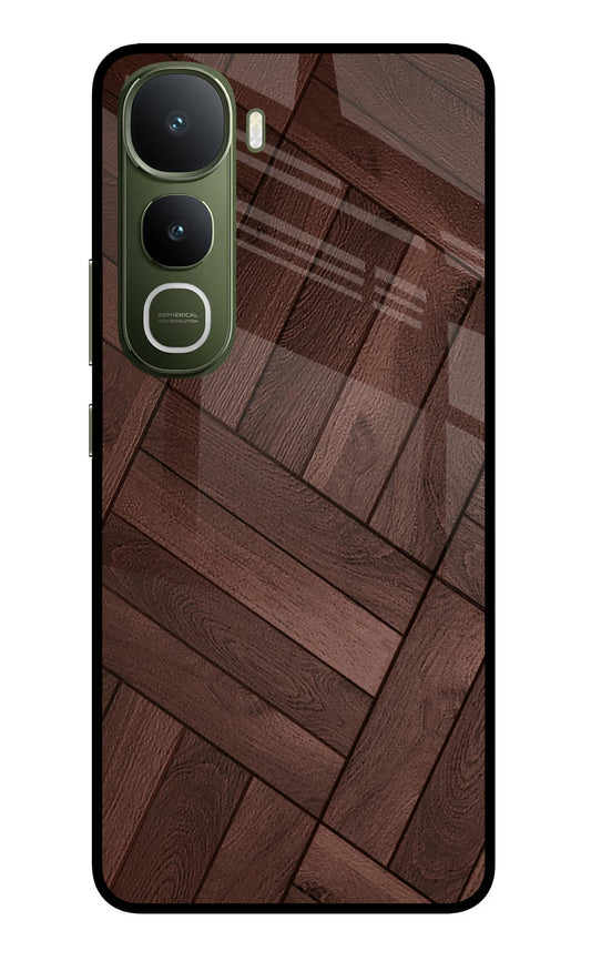 Wooden Texture Design Vivo Y400 5G Glass Case