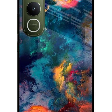 Artwork Paint Vivo Y400 5G Glass Case Back Cover by Casekaro